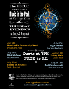 Woodinville, WA: Tricky Pixie at UBCCC's Music in the Park Series @ Cottage Lake Park | Woodinville | Washington | United States