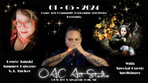 Belle, MO: Osage Arts Community presents Summer Osborne, Renée Janski, and S. J. Tucker in Concert @ OAC Art Gallery