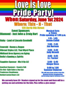 Vandalia, IL: Sooj Performs at the 2nd Annual Love is Love Pride Party @ This -n- That